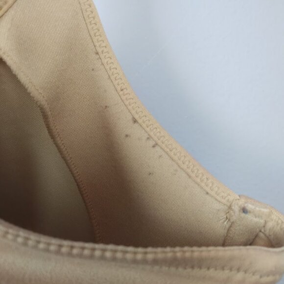 Barely Breezies Full Coverage T Shirt Bra 38DD Underwire Beige Nude Unpadded - Picture 8 of 15